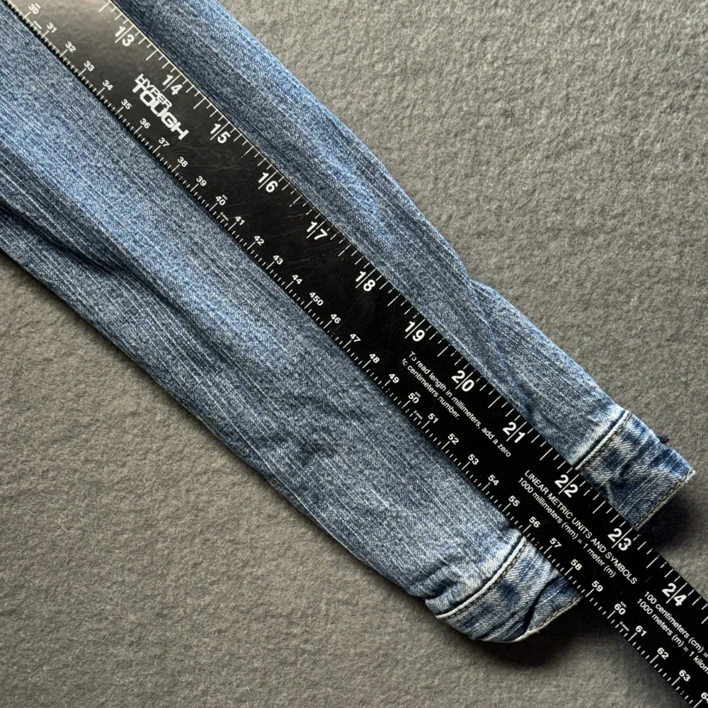 Levi Strauss Signature‎ Denim Jacket Womens Small Medium Wash Stretch Trucker